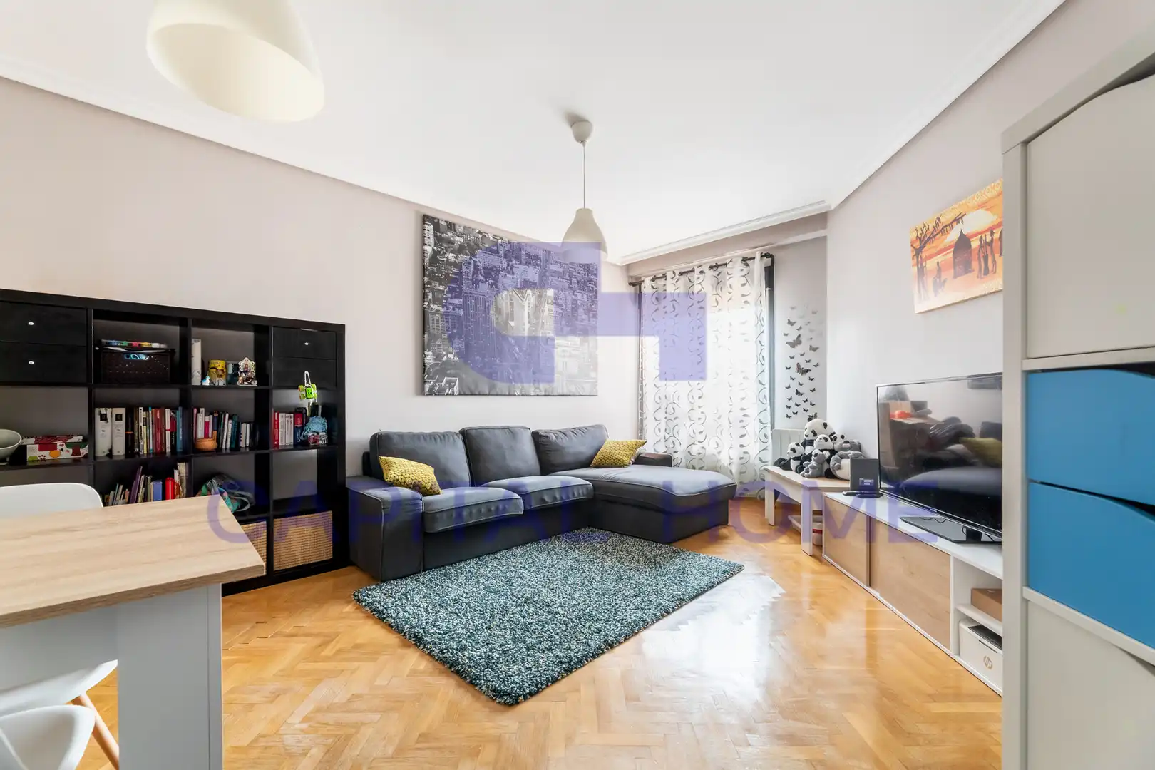 Sala de estar de Piso en venta en Navalcarnero con Aire acondicionado, Calefacción y Parquet