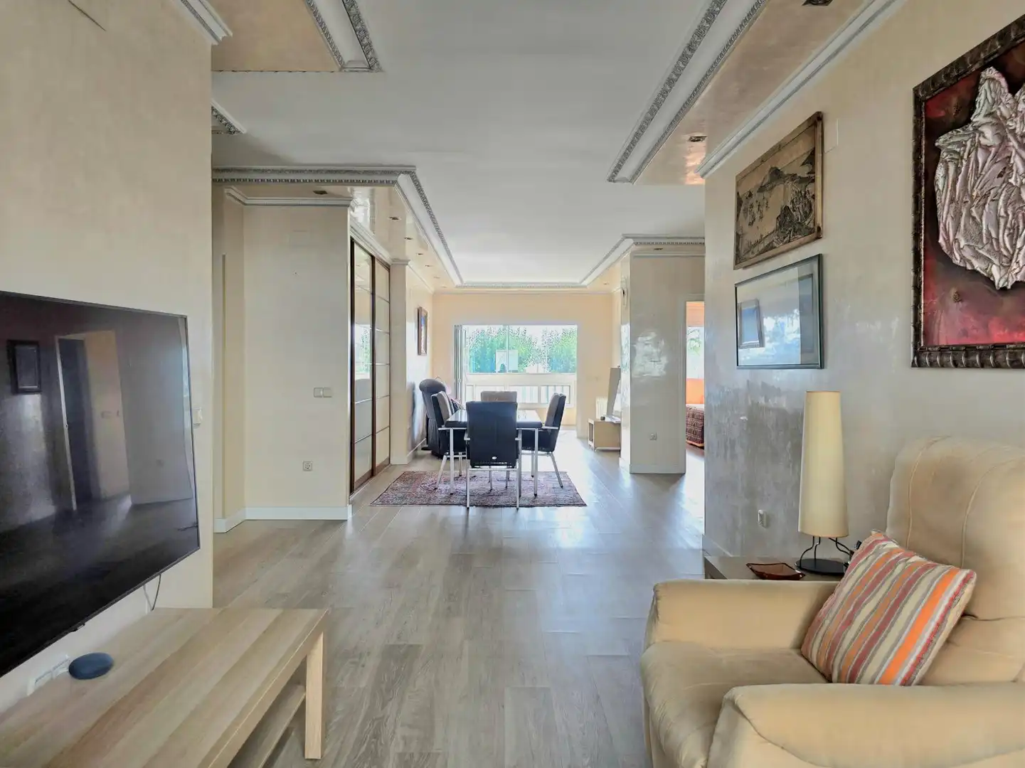 Sala de estar de Piso en venta en Torremolinos con Aire acondicionado, Calefacción y Jardín privado