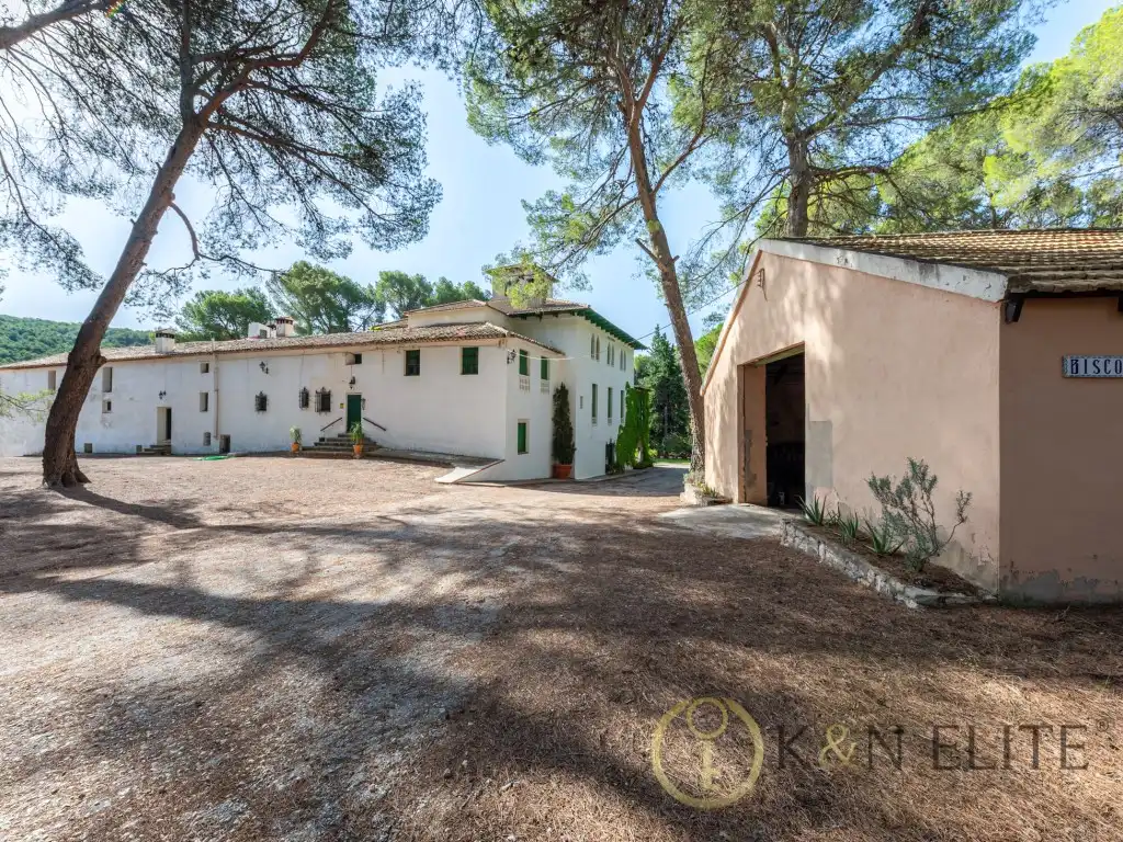 Vista exterior de Casa o chalet en venta en Ibi con Jardín privado y Piscina