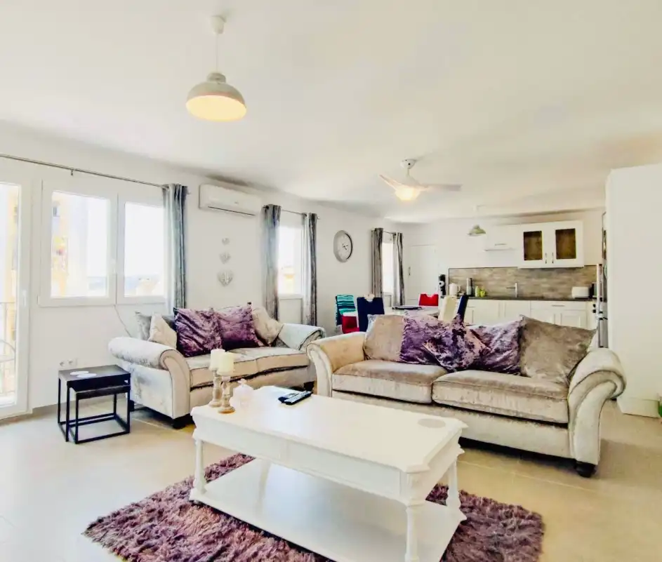 Living room of Flat for sale in Jávea / Xàbia  with Air Conditioner, Heating and Terrace