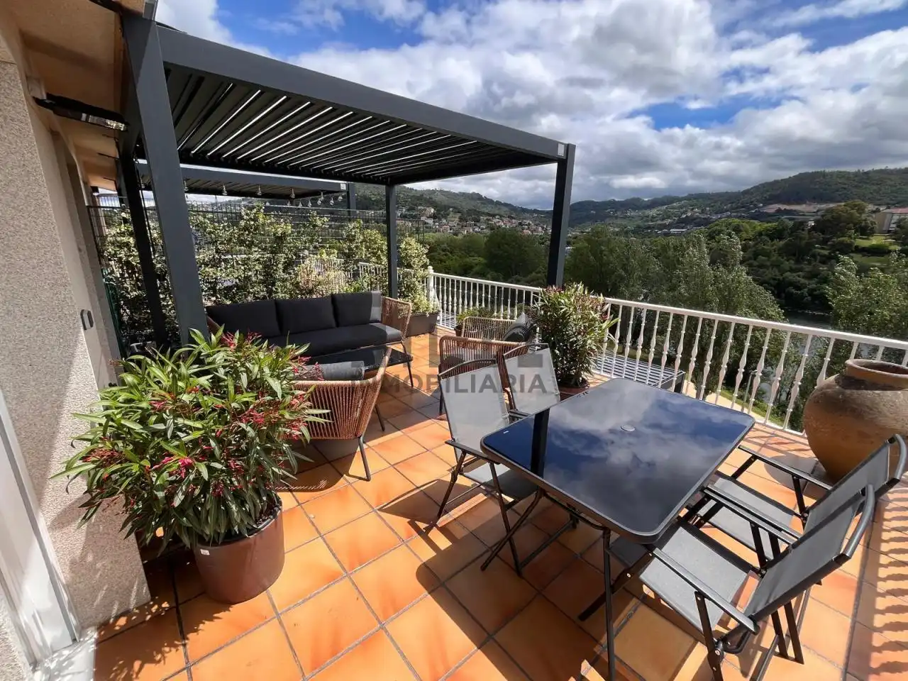 Terrace of Apartments for rent in Ourense Capital   with Air Conditioner, Heating and Parquet flooring