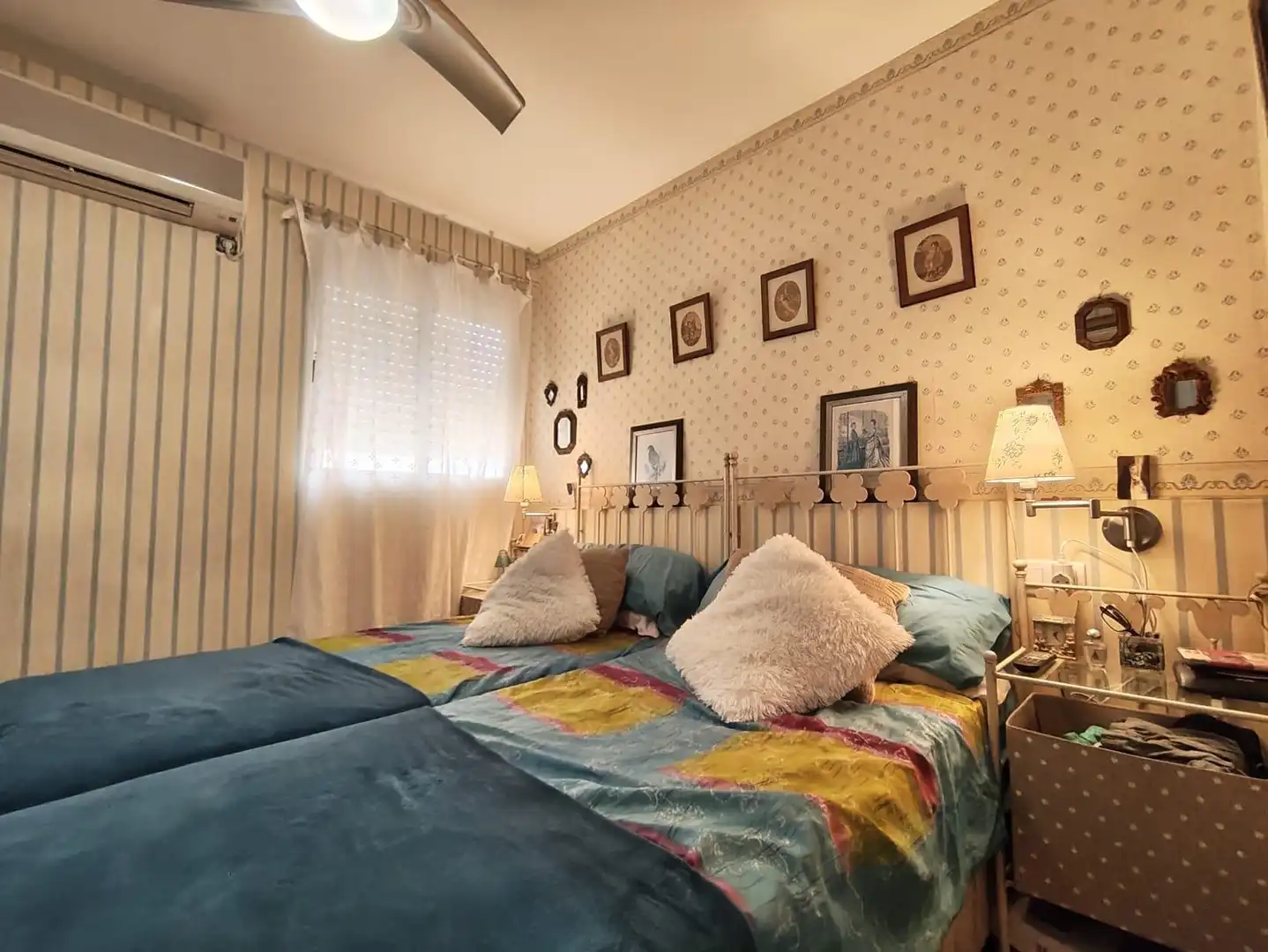 Schlafzimmer von Wohnungen zum Verkauf in Benidorm mit Klimaanlage, Heizung und Privatgarten