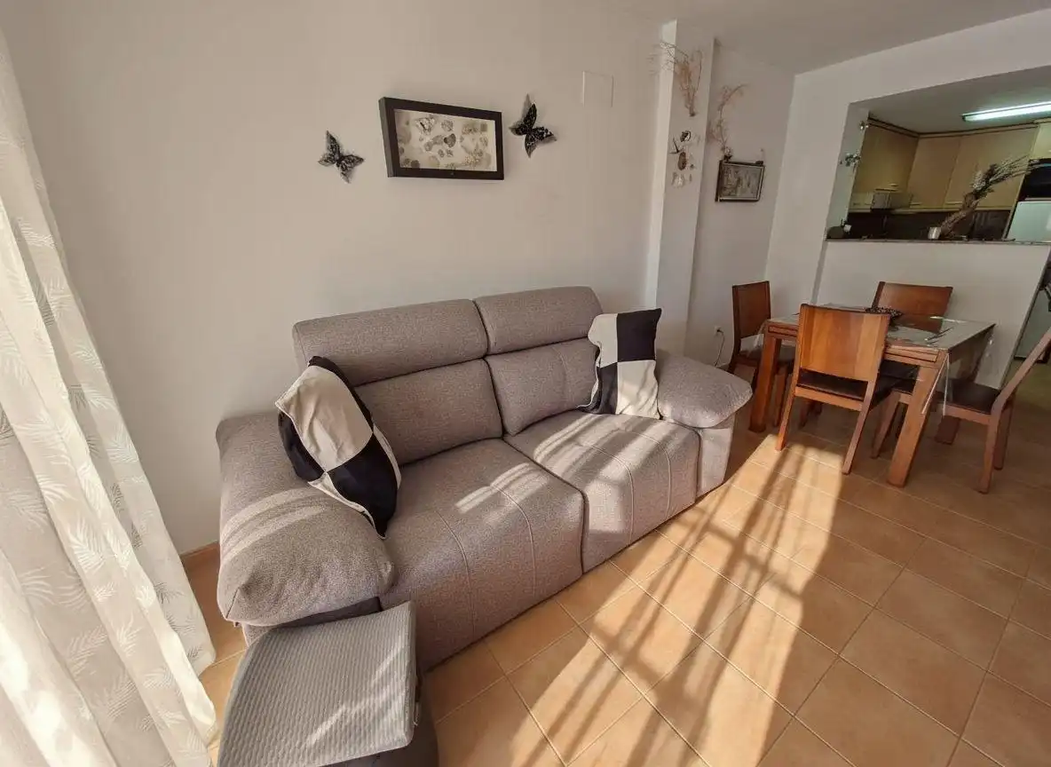 Wohnzimmer von Erdgeschoss zum Verkauf in Alcanar mit Terrasse, Möbliert und Gemeinschaftspool