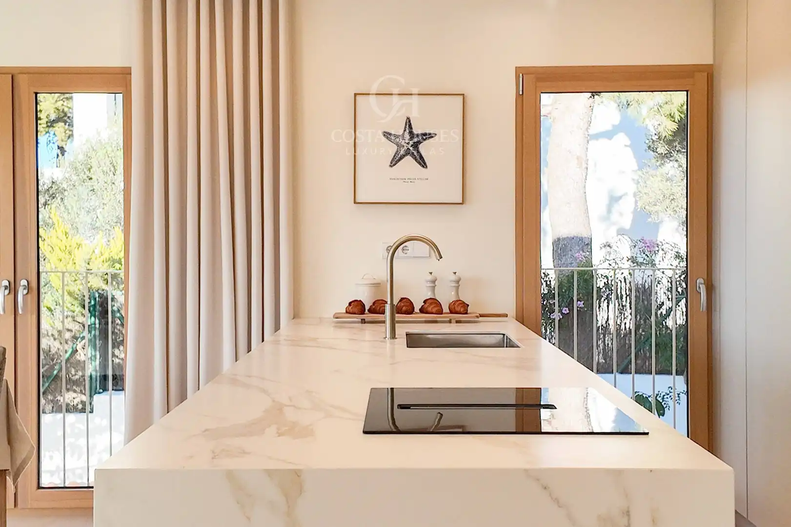 Cocina de Casa o chalet en venta en Jávea / Xàbia con Aire acondicionado, Calefacción y Jardín privado
