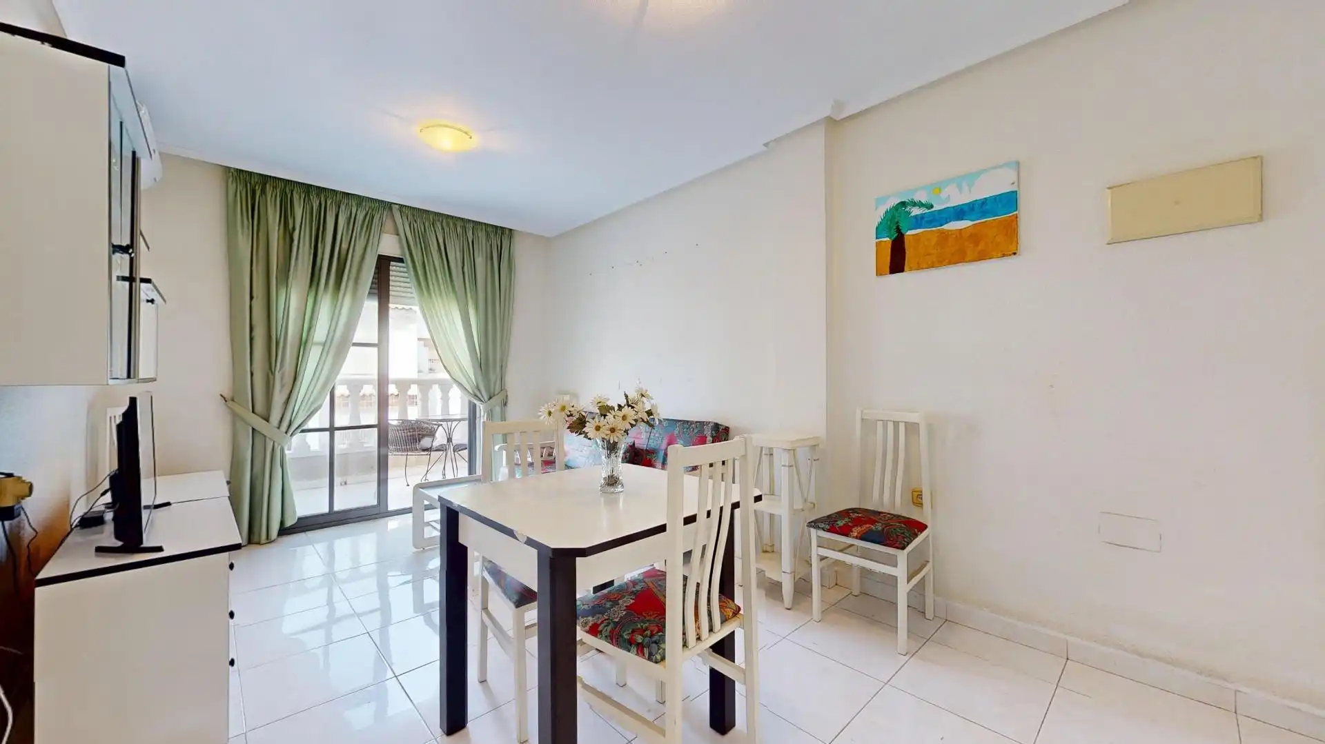 Menjador de Apartament en venda en Orihuela amb Aire condicionat, Jardí privat i Terrassa