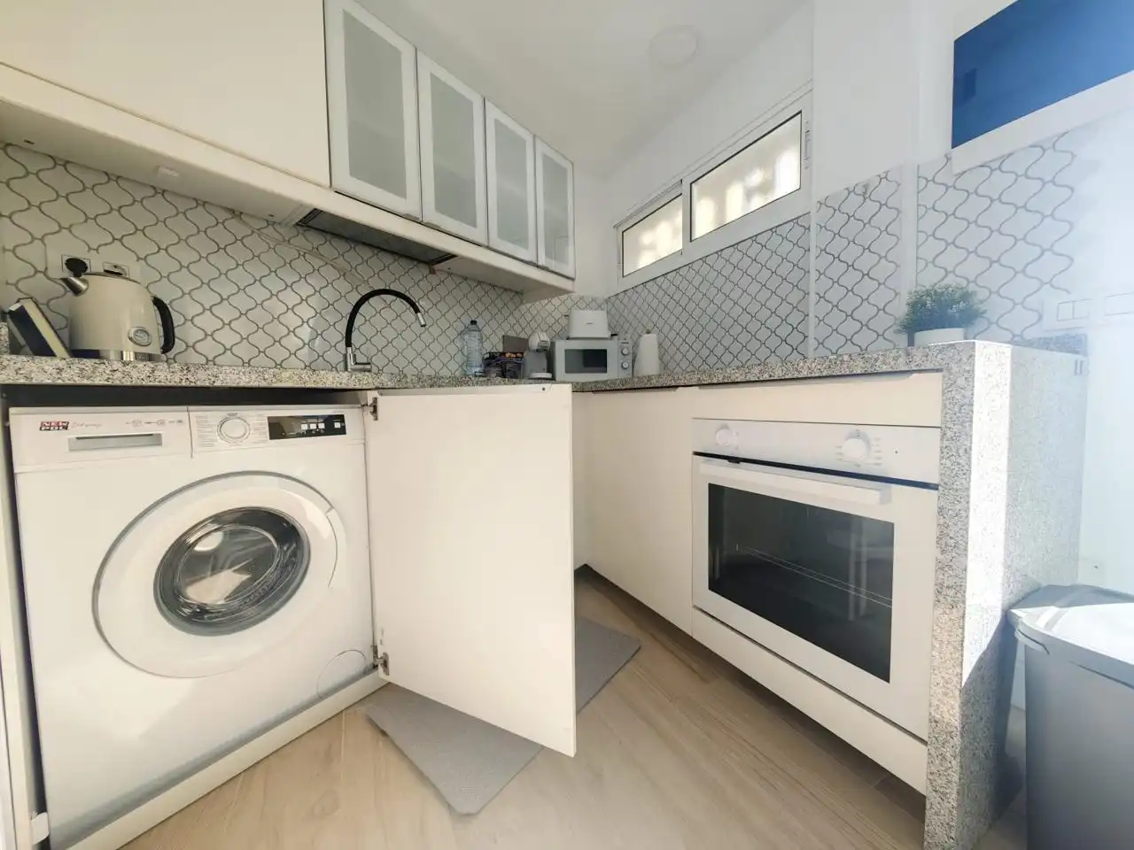 Küche von Wohnung zur Miete in San Bartolomé de Tirajana mit Terrasse, Möbliert und Balkon