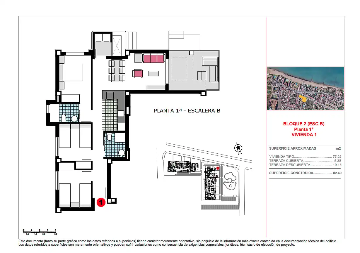 Mini appartamento con terrazza in vendita a Las Marinas / Les Marines, imagen 7