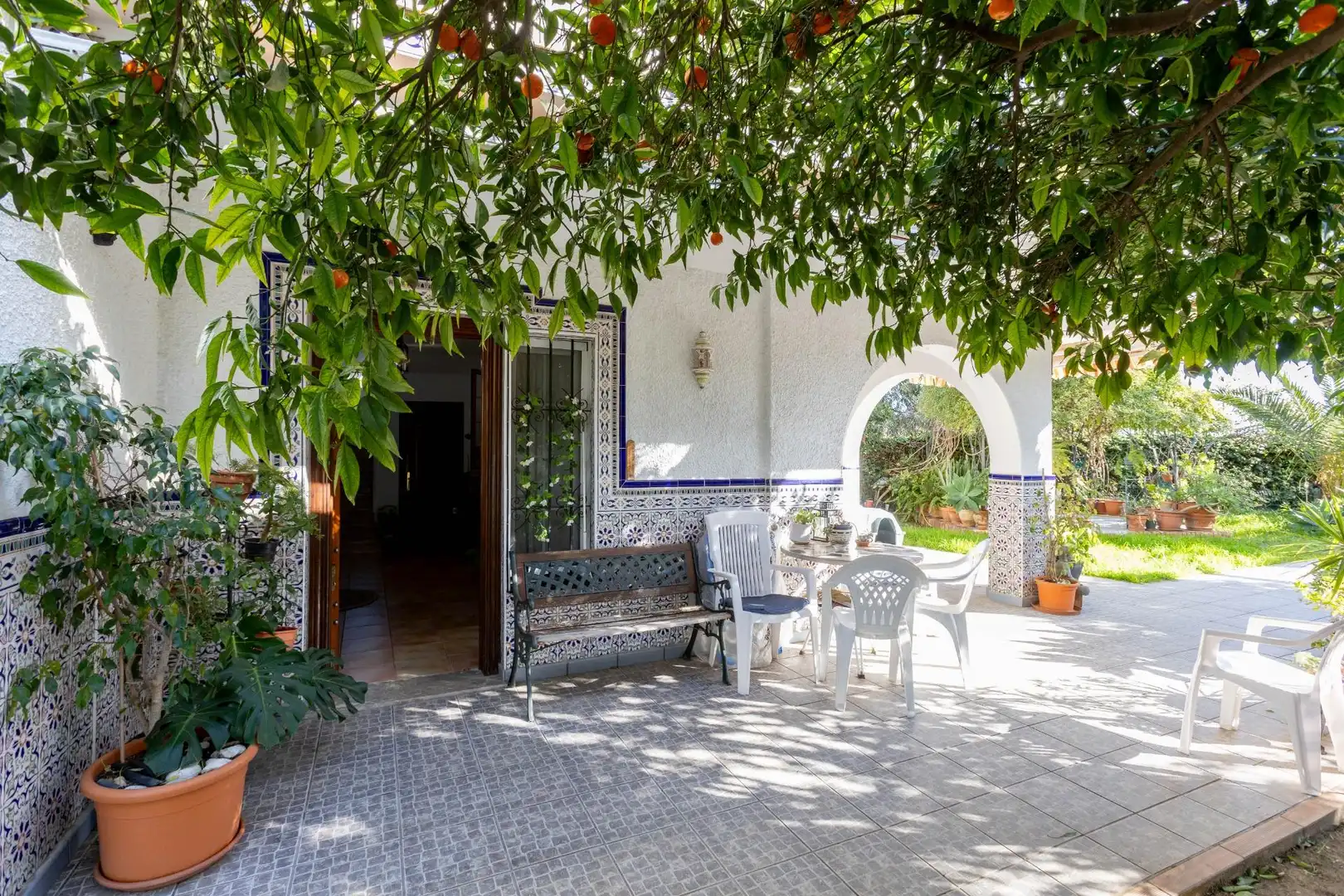 Garden of Houses for sale in Málaga