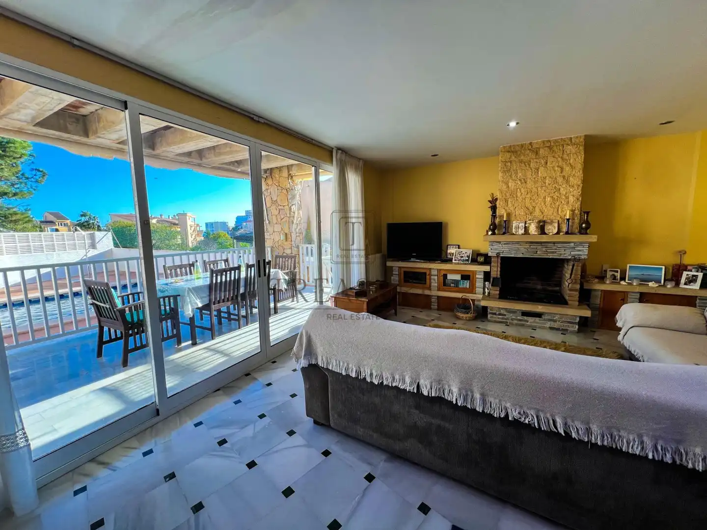 Sala de estar de Casa o chalet en venta en Cartagena con Aire acondicionado, Jardín privado y Terraza