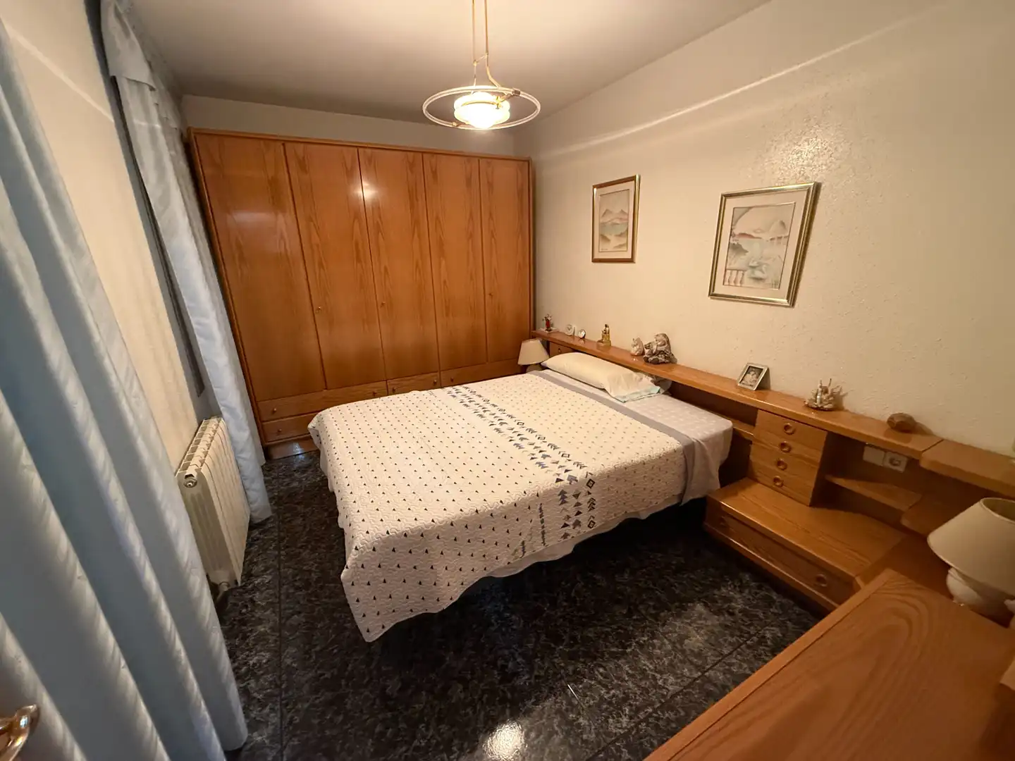 Schlafzimmer von Wohnung zum Verkauf in Terrassa mit Klimaanlage, Heizung und Terrasse