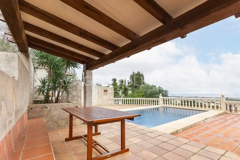 Terrassa de Casa o xalet en venda en Dénia amb Aire condicionat, Calefacció i Jardí privat