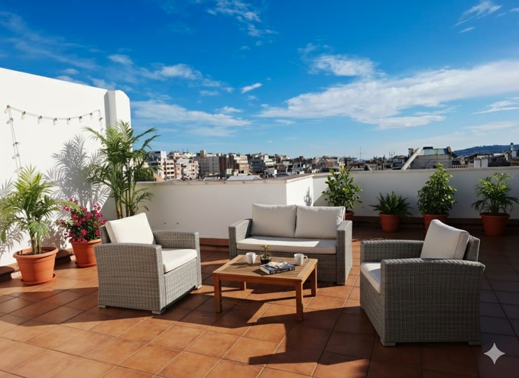 Terrassa de Àtic en venda en  Barcelona Capital amb Aire condicionat, Calefacció i Terrassa