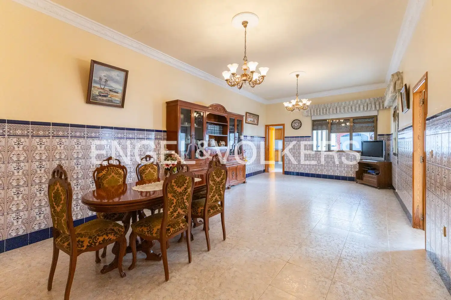 Dining room of Houses for sale in Villanueva de Castellón  with Heating and Private garden