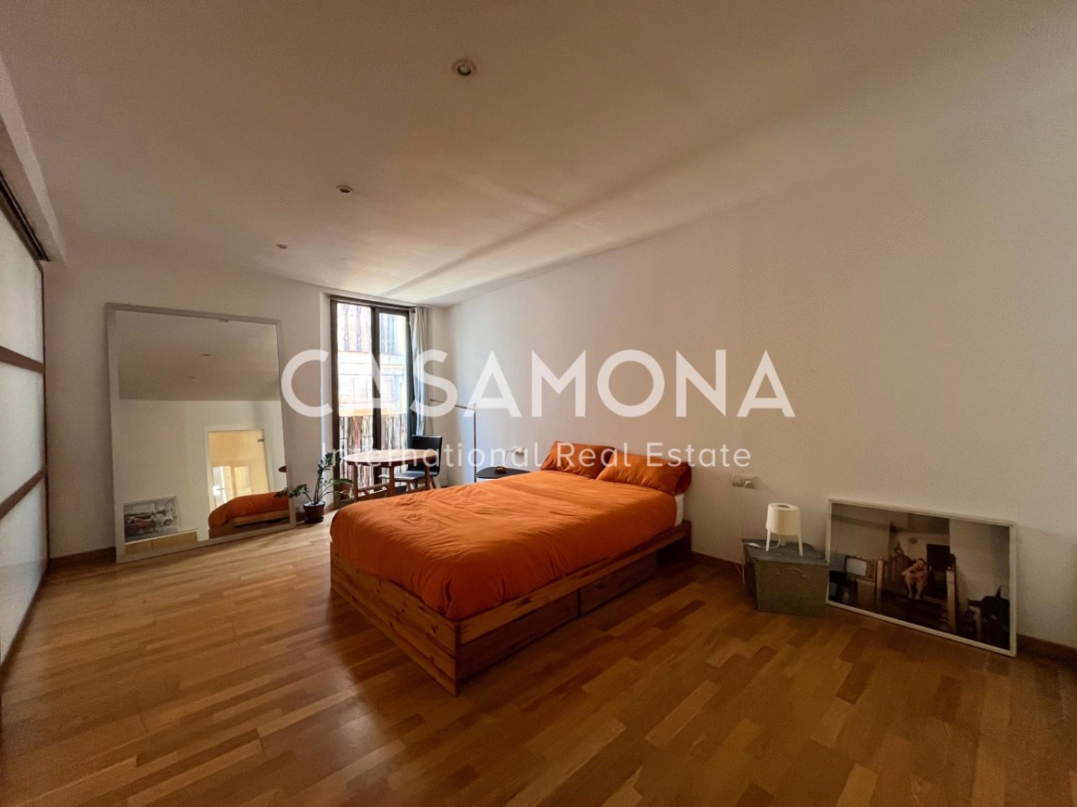 Bedroom of Apartment to rent in  Barcelona Capital  with Air Conditioner, Heating and Furnished
