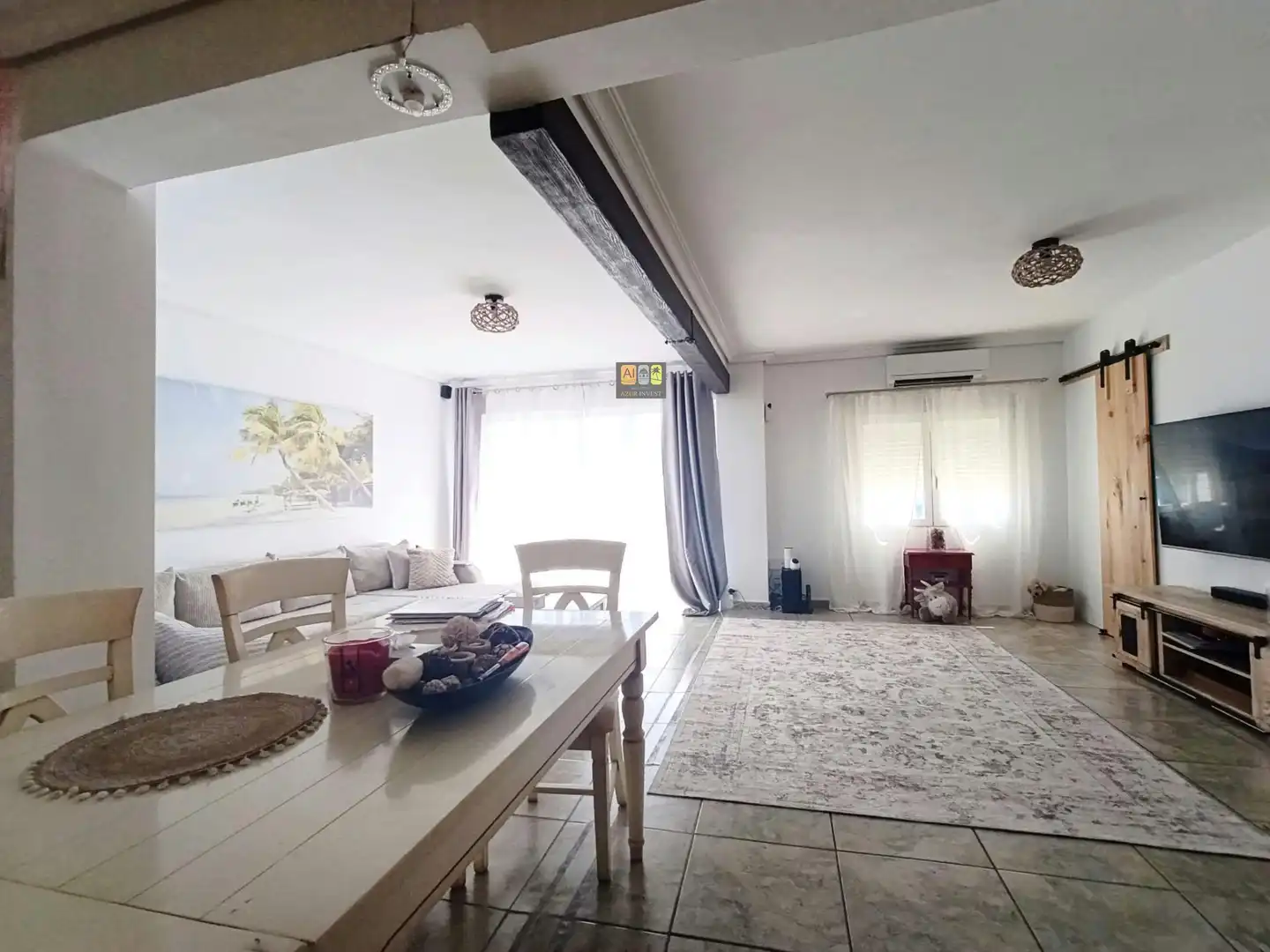 Wohnzimmer von Wohnungen zum Verkauf in Altea mit Klimaanlage, Heizung und Balkon