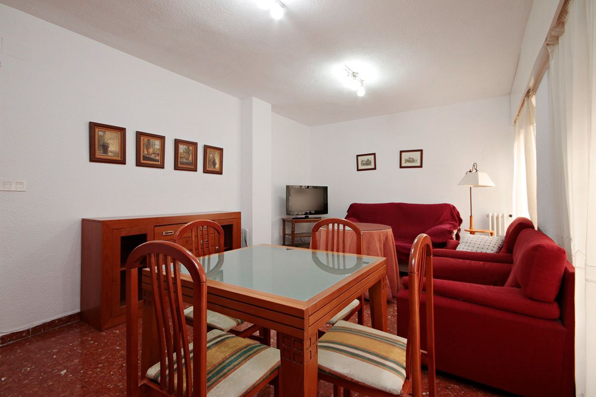 Sala d'estar de Pis de lloguer en  Granada Capital amb Calefacció, Moblat i Forn