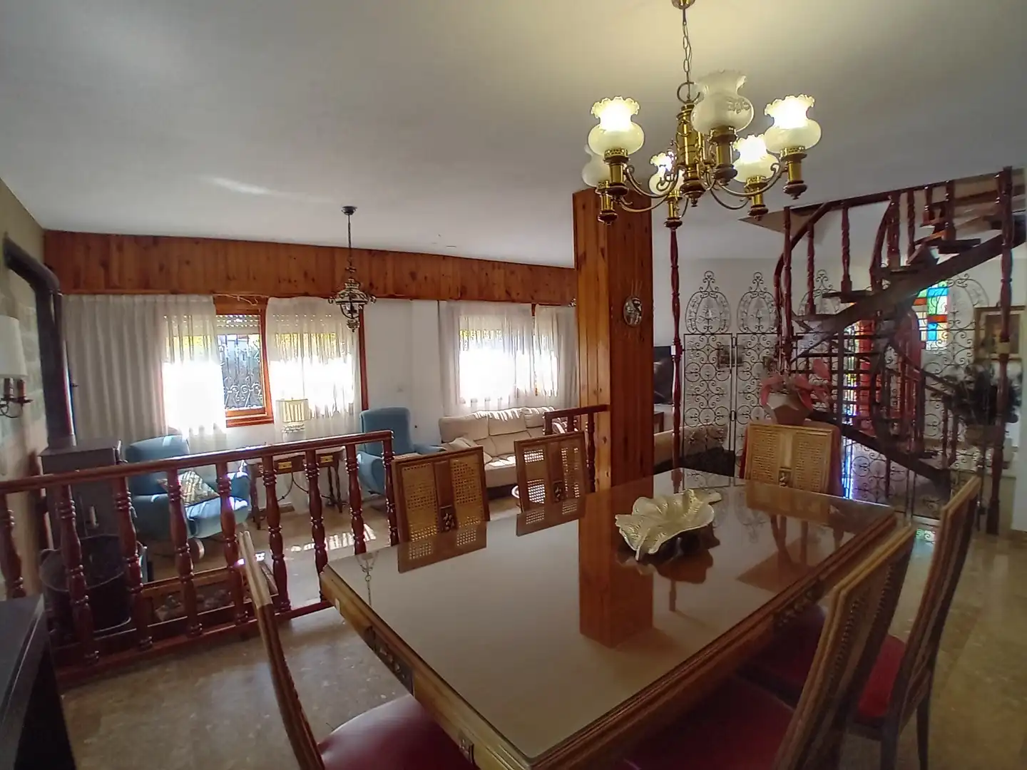 Comedor de Casa o chalet en venta en Macastre con Aire acondicionado, Jardín privado y Terraza
