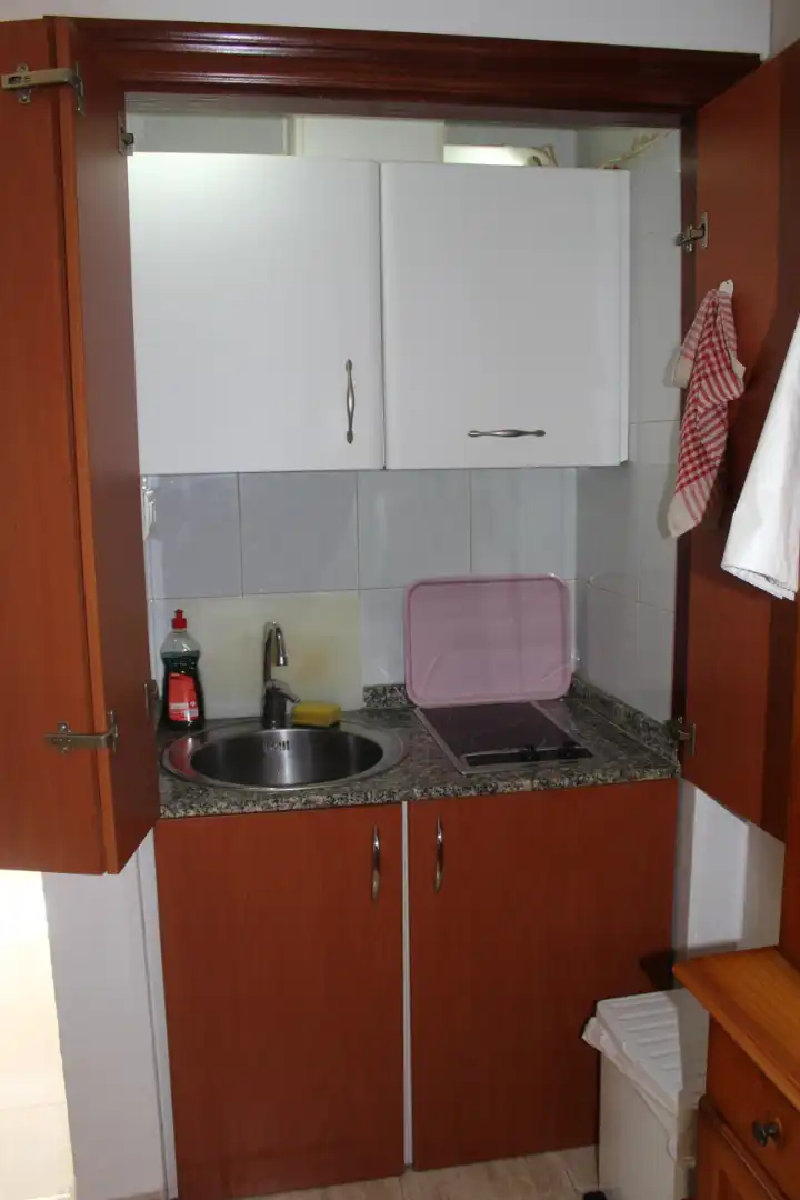 Cocina de Apartamento en venta en Roquetas de Mar con Terraza, Amueblado y Horno