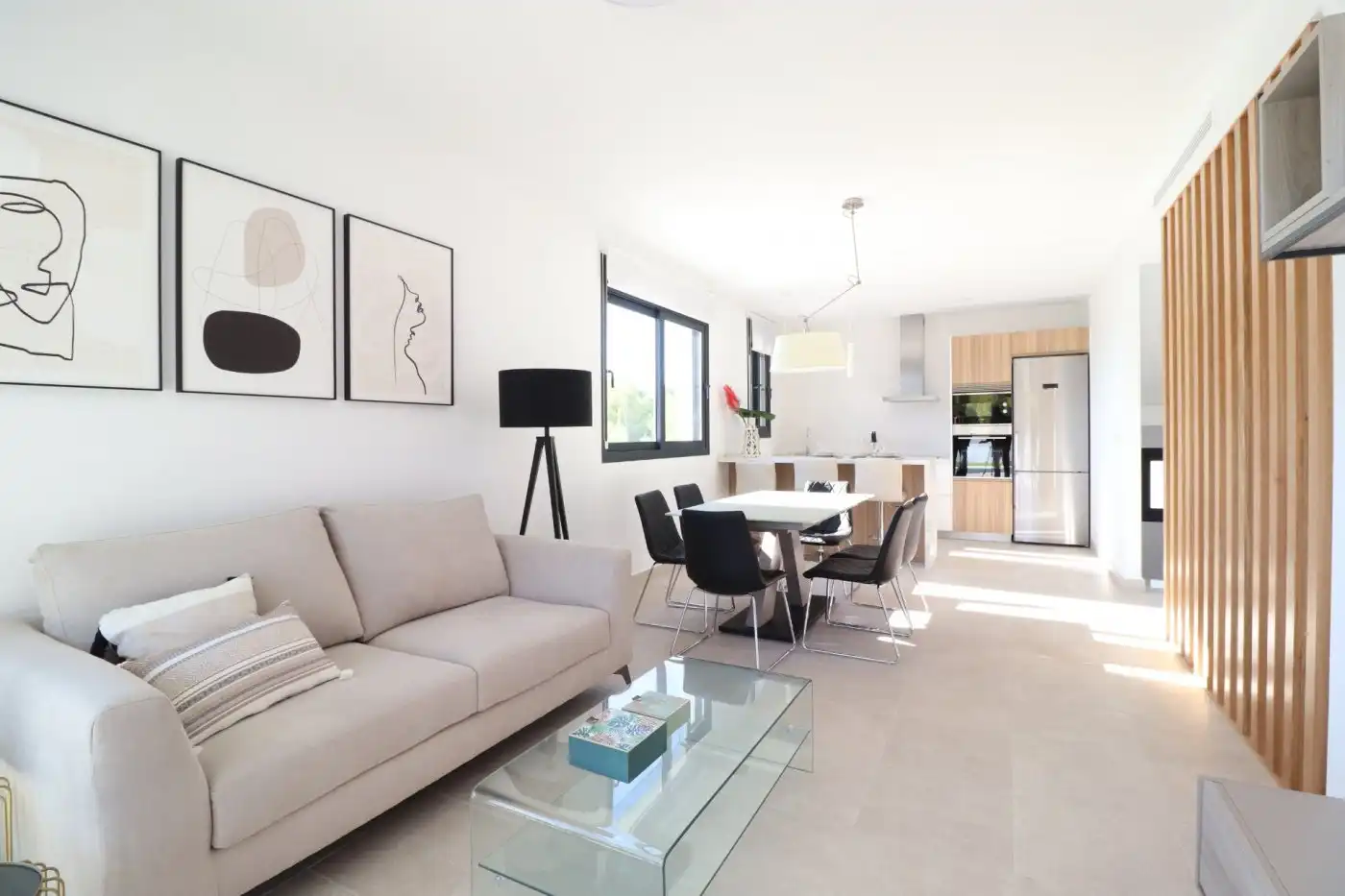 Living room of Houses for sale in La Nucia  with Air Conditioner, Private garden and Terrace