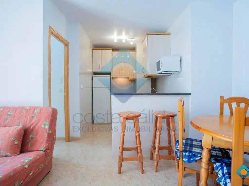 Kitchen of Flat for sale in Mazarrón  with Air Conditioner, Private garden and Terrace
