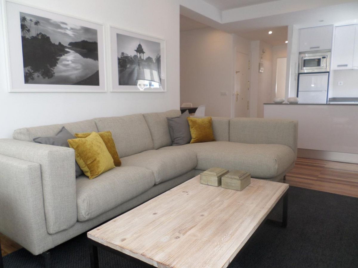 Living room of Flat to rent in  Madrid Capital  with Air Conditioner and Heating