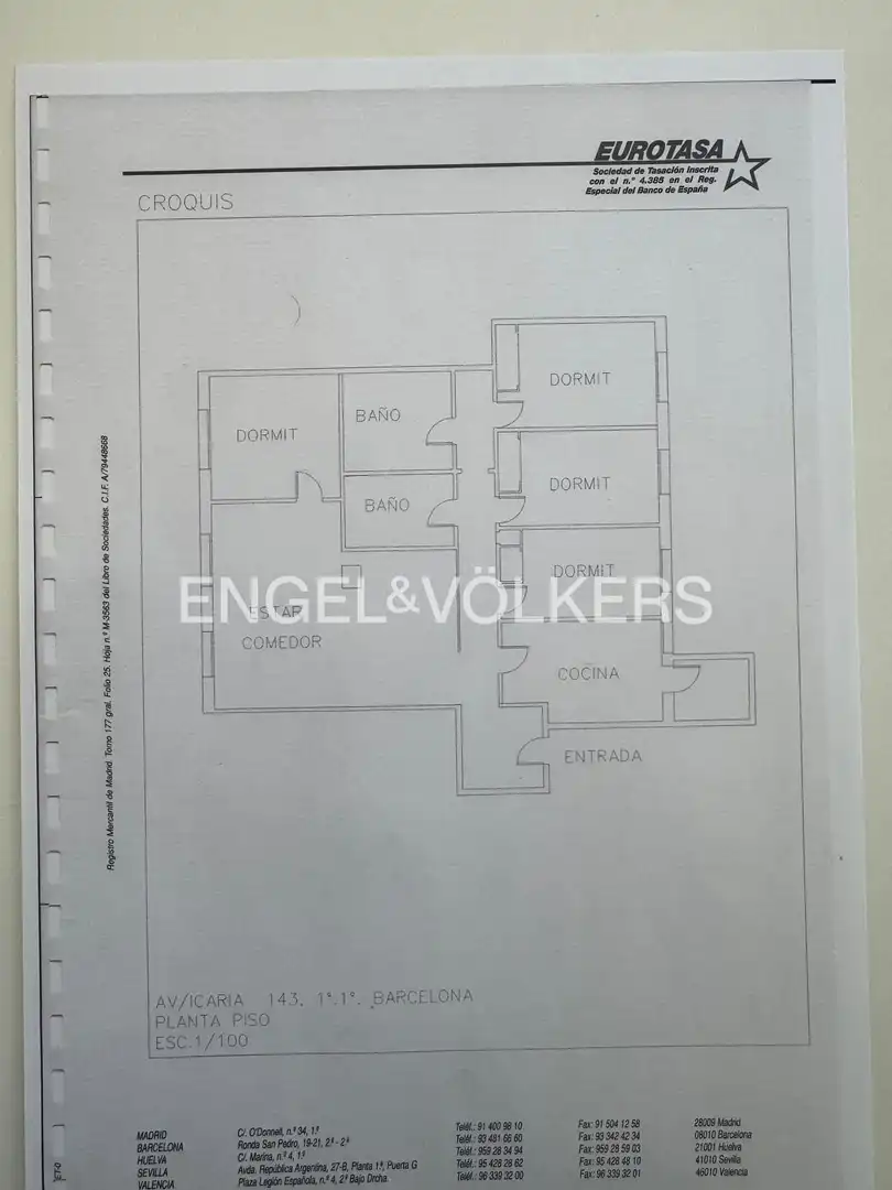 Piso en venta en Barcelona con Calefacción y Parquet