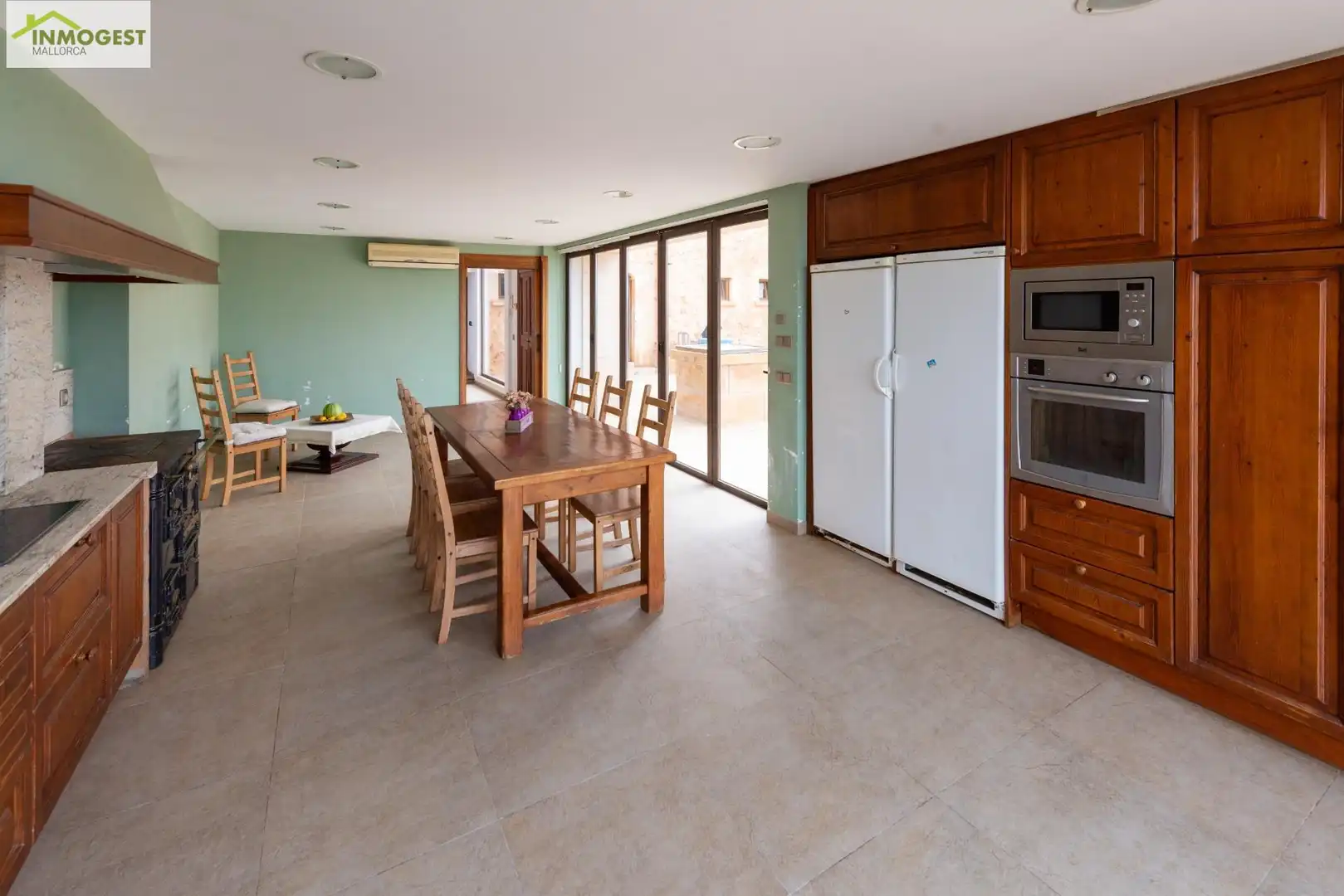 Cuina de Casa o xalet en venda en Marratxí amb Aire condicionat, Jardí privat i Terrassa