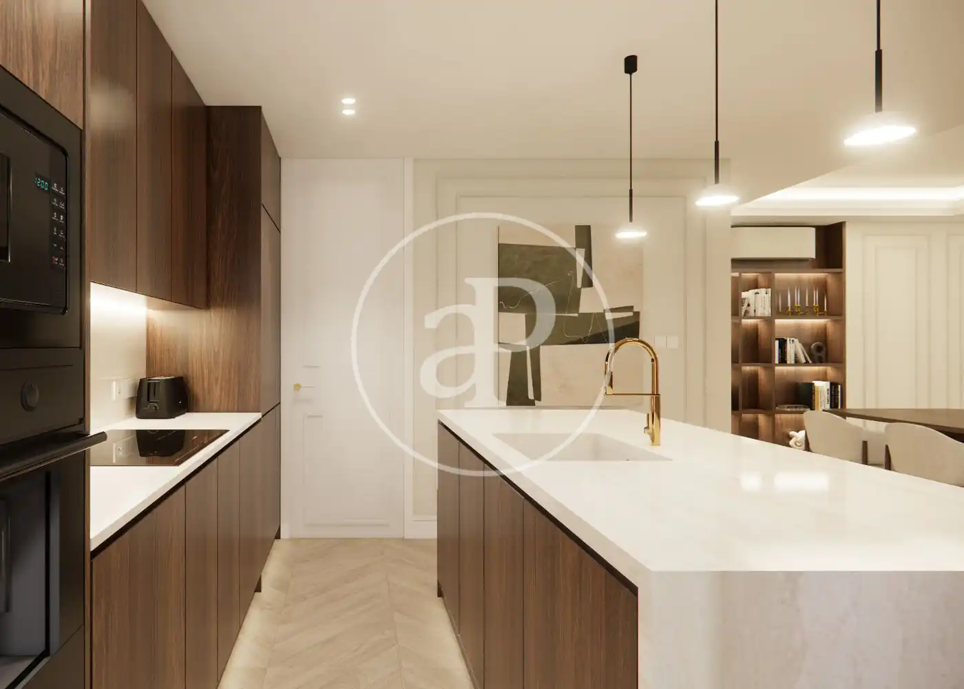 Cocina de Piso en venta en Madrid con Aire acondicionado, Calefacción y Amueblado