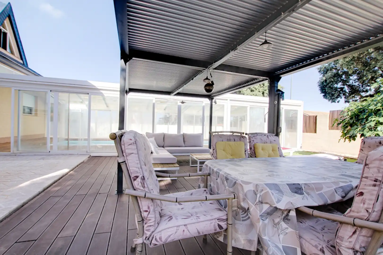 Terrassa de Casa o xalet en venda en Nuevo Baztán amb Aire condicionat, Calefacció i Jardí privat