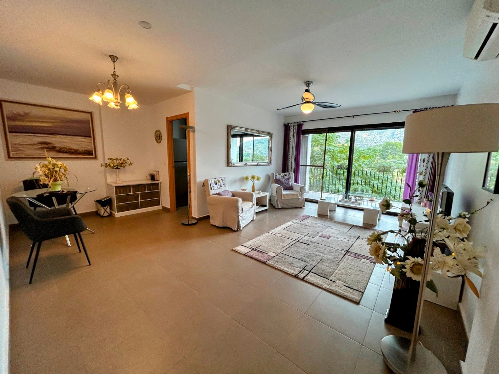 Living room of Apartment for sale in Xaló  with Air Conditioner, Heating and Storage room