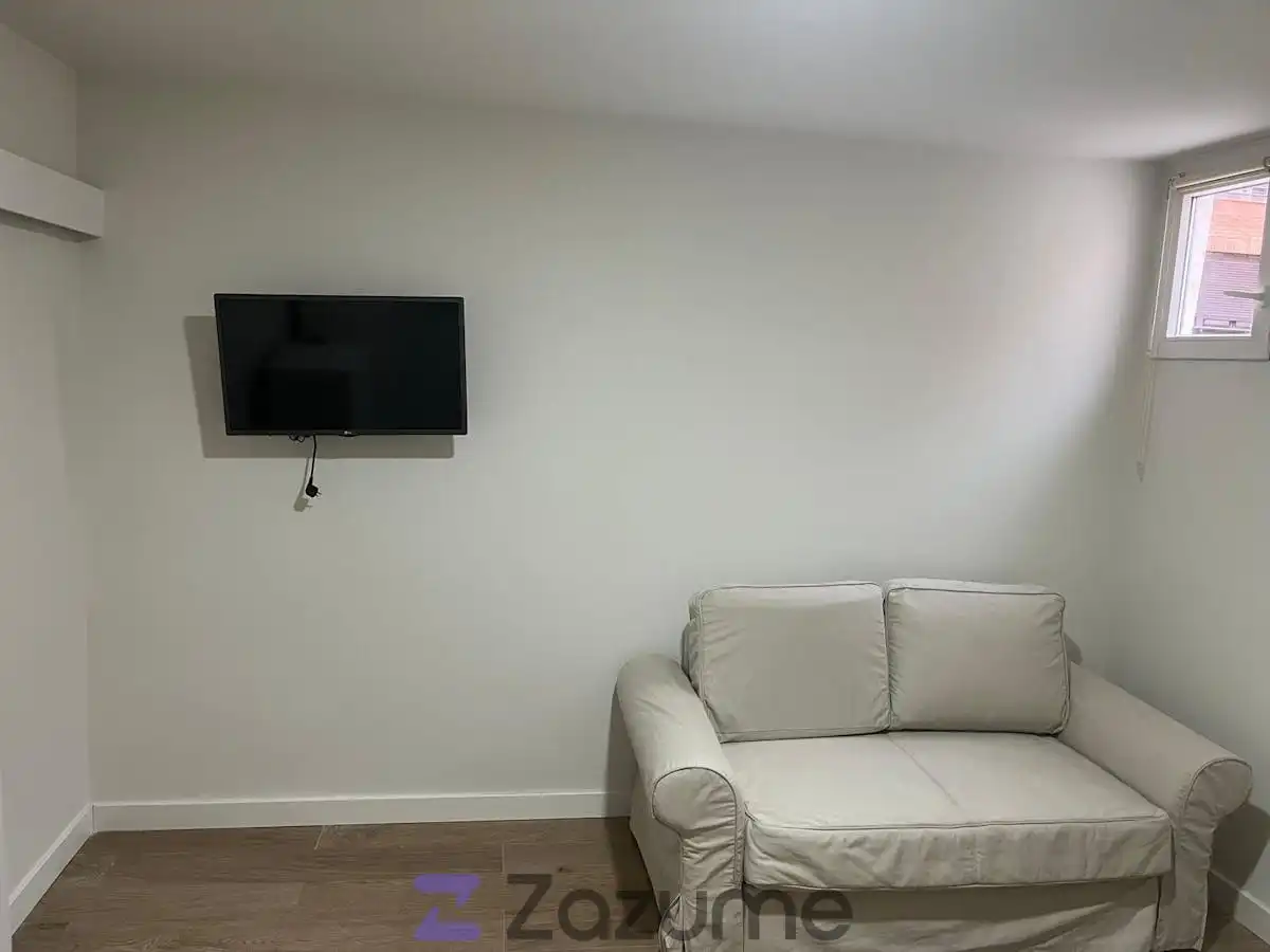 Sala d'estar de Apartament de lloguer en Madrid amb Aire condicionat, Calefacció i Parquet
