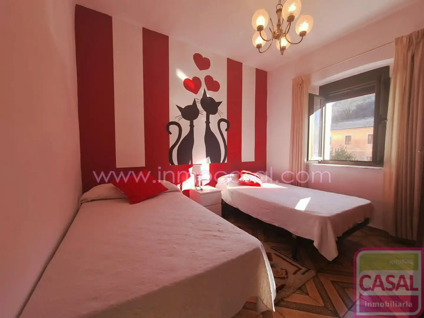 Bedroom of Flat for sale in Mieres (Asturias)  with Terrace and Furnished