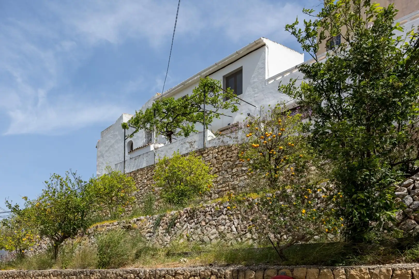 Vista exterior de Finca rústica en venda en Polop amb Traster