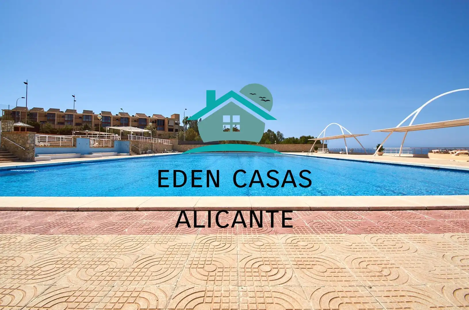 Außenansicht von Wohnungen zum Verkauf in Alicante / Alacant mit Klimaanlage, Heizung und Privatgarten