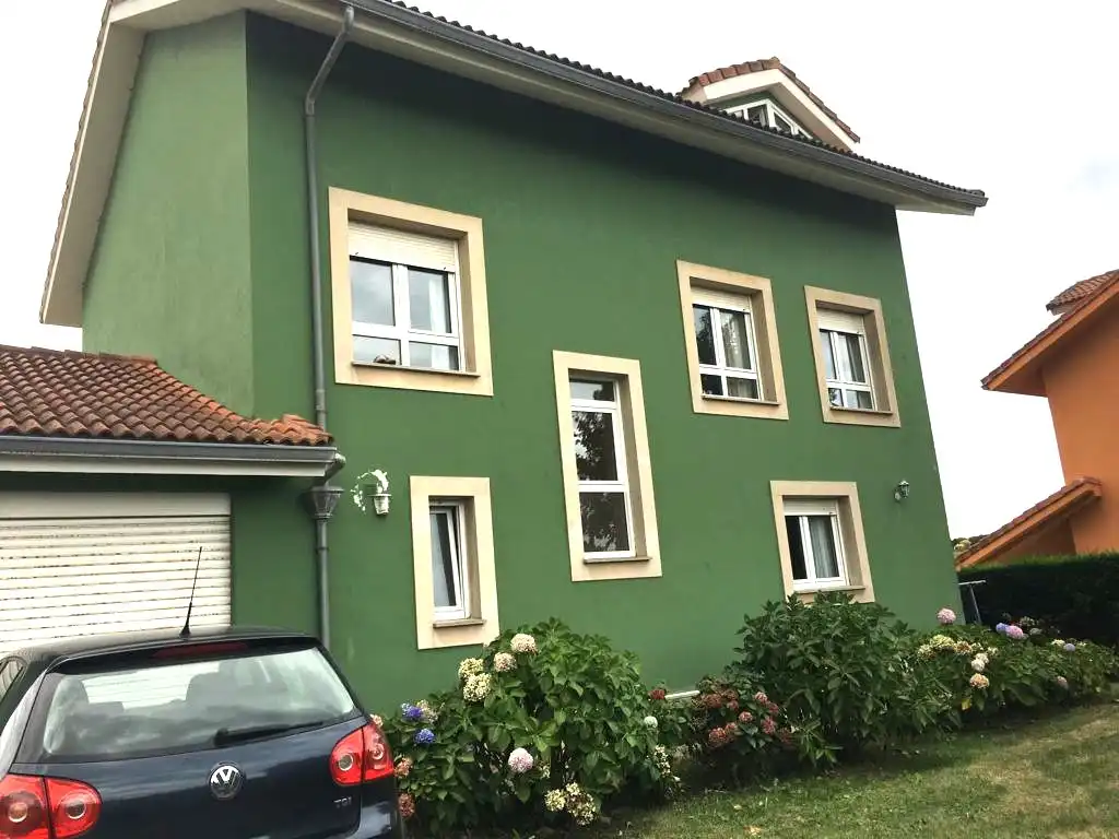 Exterior view of Houses for sale in Castrillón  with Heating, Private garden and Parquet flooring