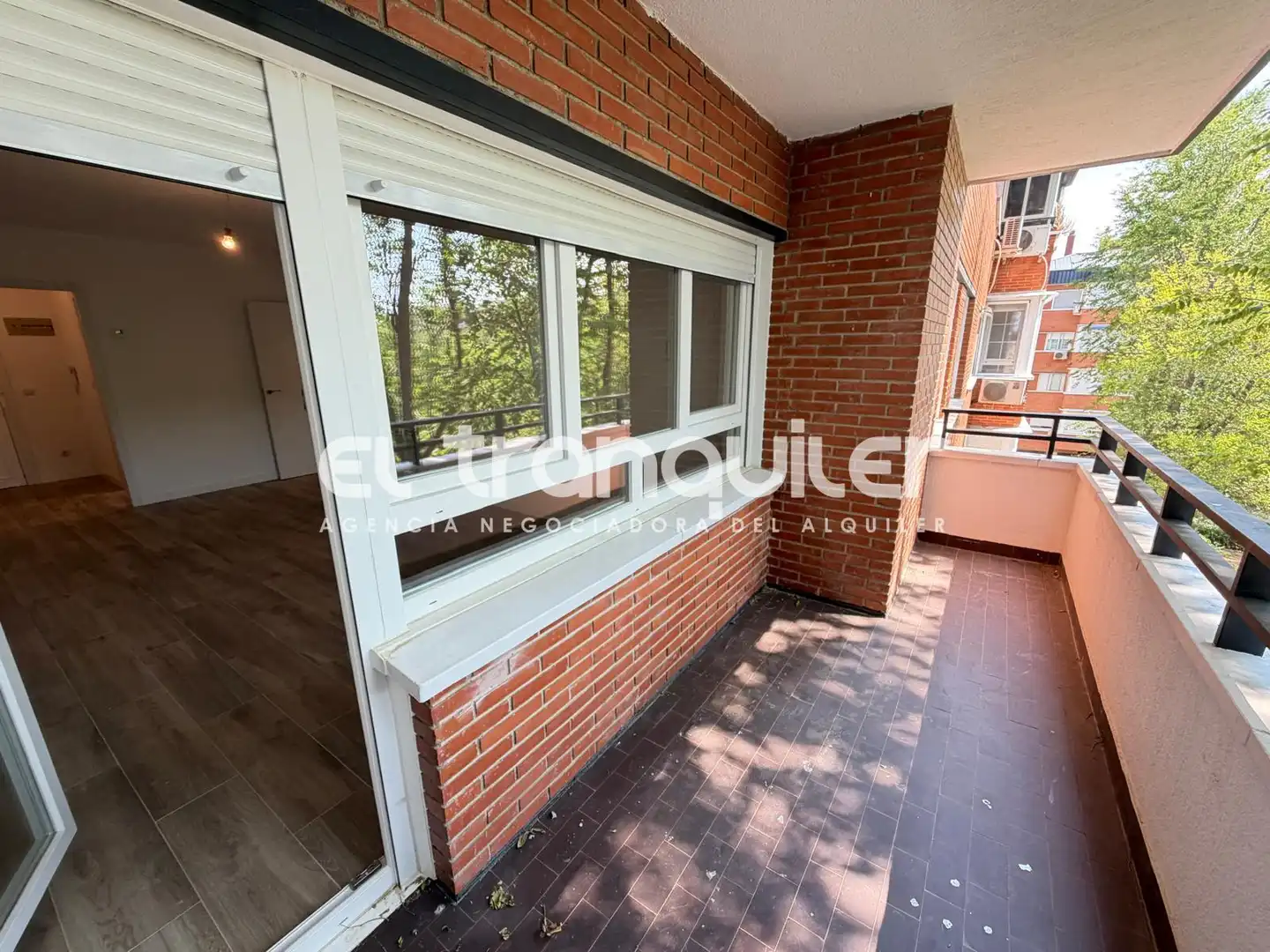 Terrasse von Wohnung zur Miete in Madrid mit Parkett, Terrasse und Haustiere erlaubt