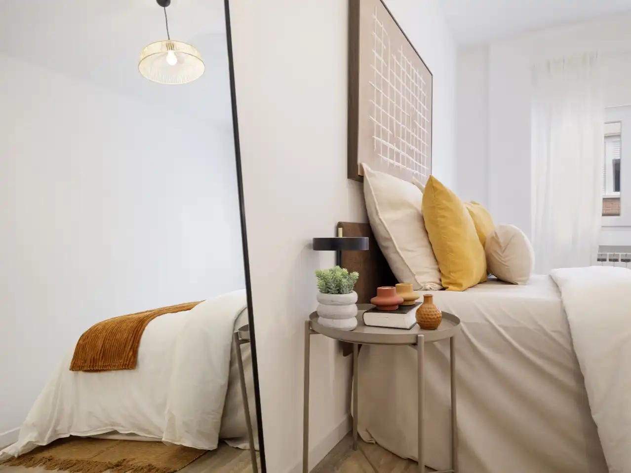 Bedroom of Flat for sale in  Madrid Capital  with Terrace and Balcony