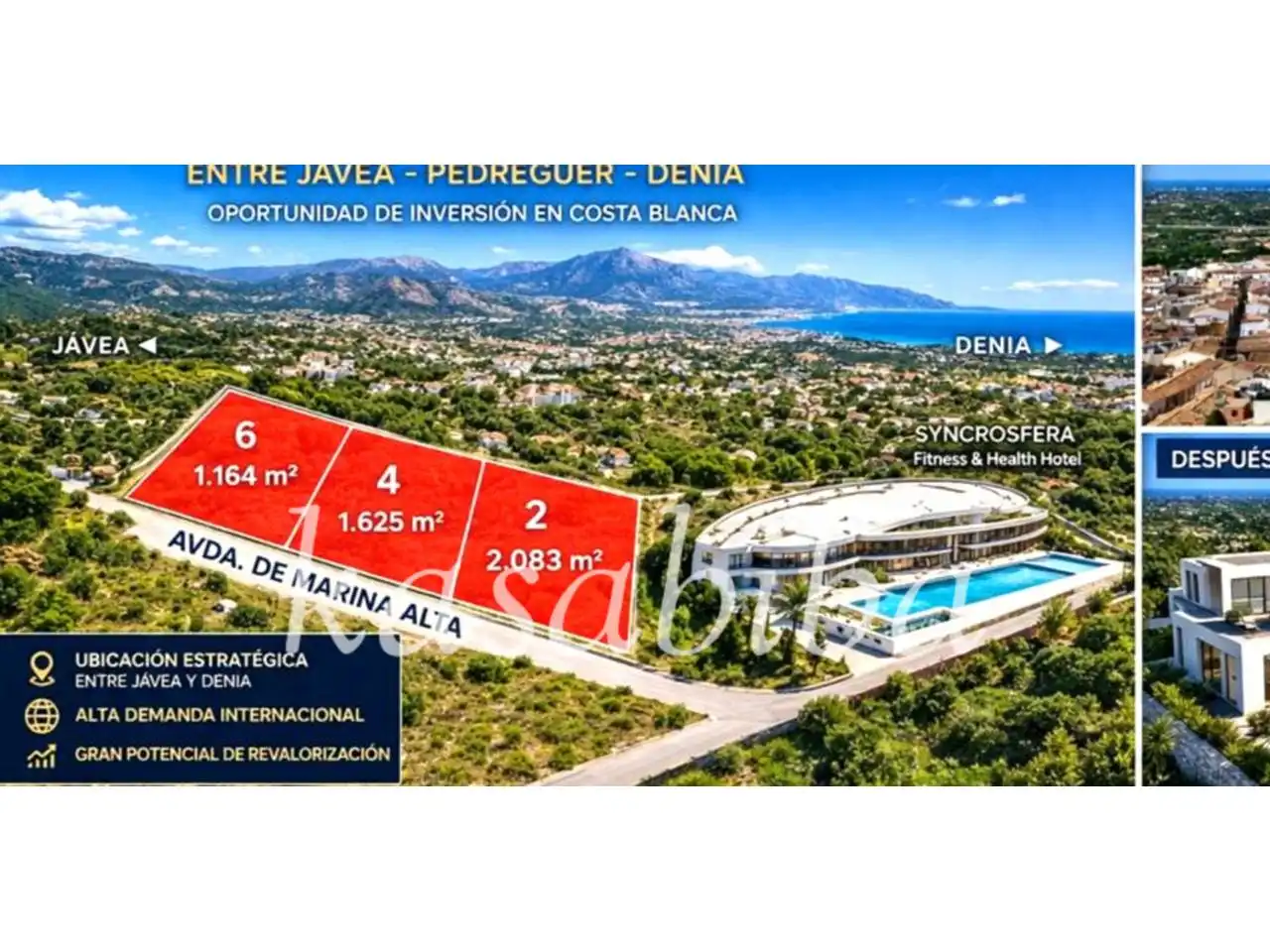 Wohnbaugrundstück zum Verkauf in Avenida Marina Alta, imagen 5