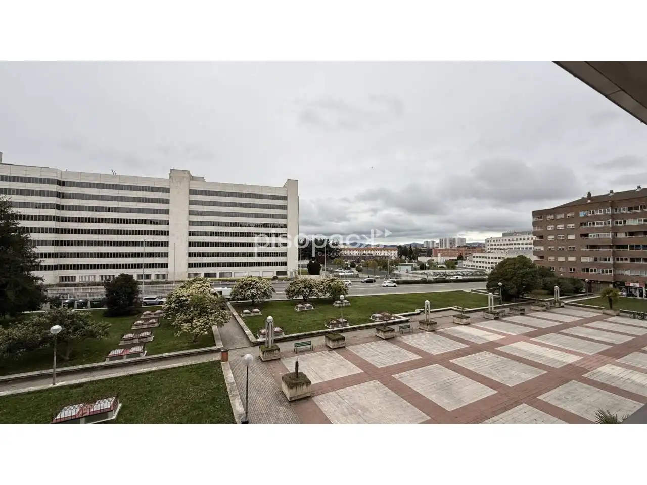Exterior view of Flat for sale in  Pamplona / Iruña  with Heating, Terrace and Storage room