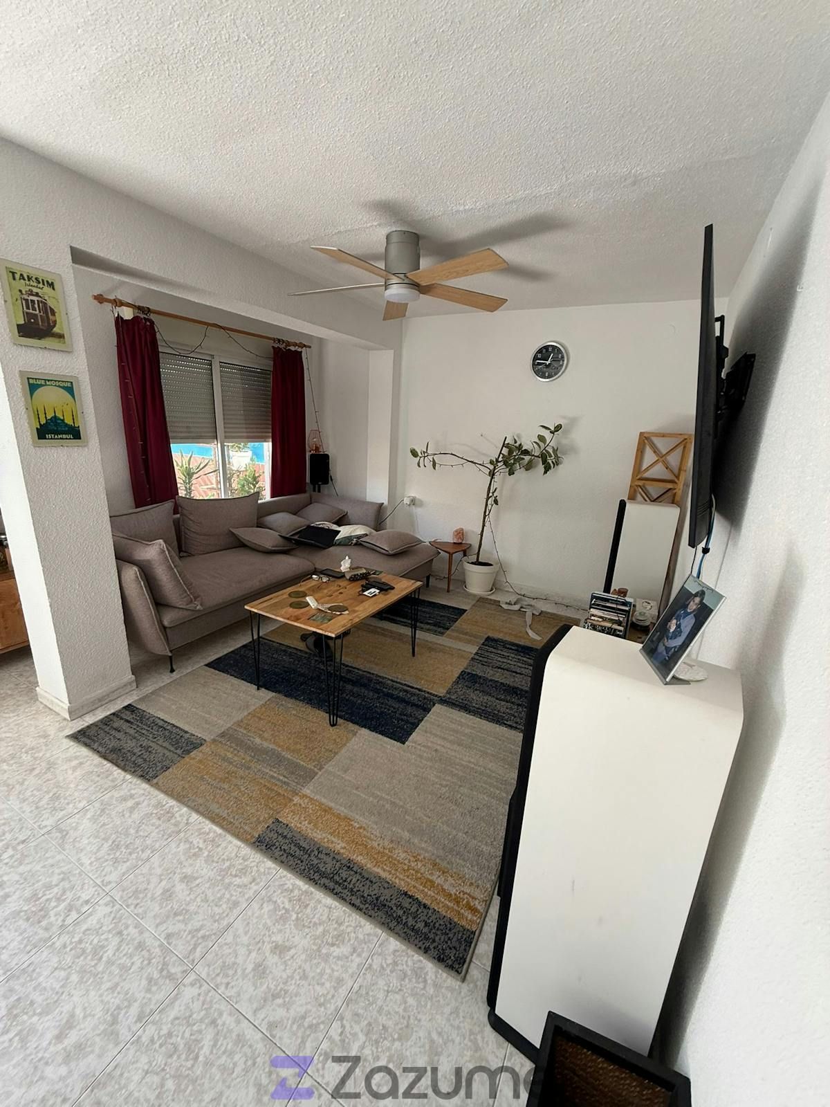 Living room of Attic to rent in Alicante / Alacant  with Air Conditioner, Terrace and Furnished