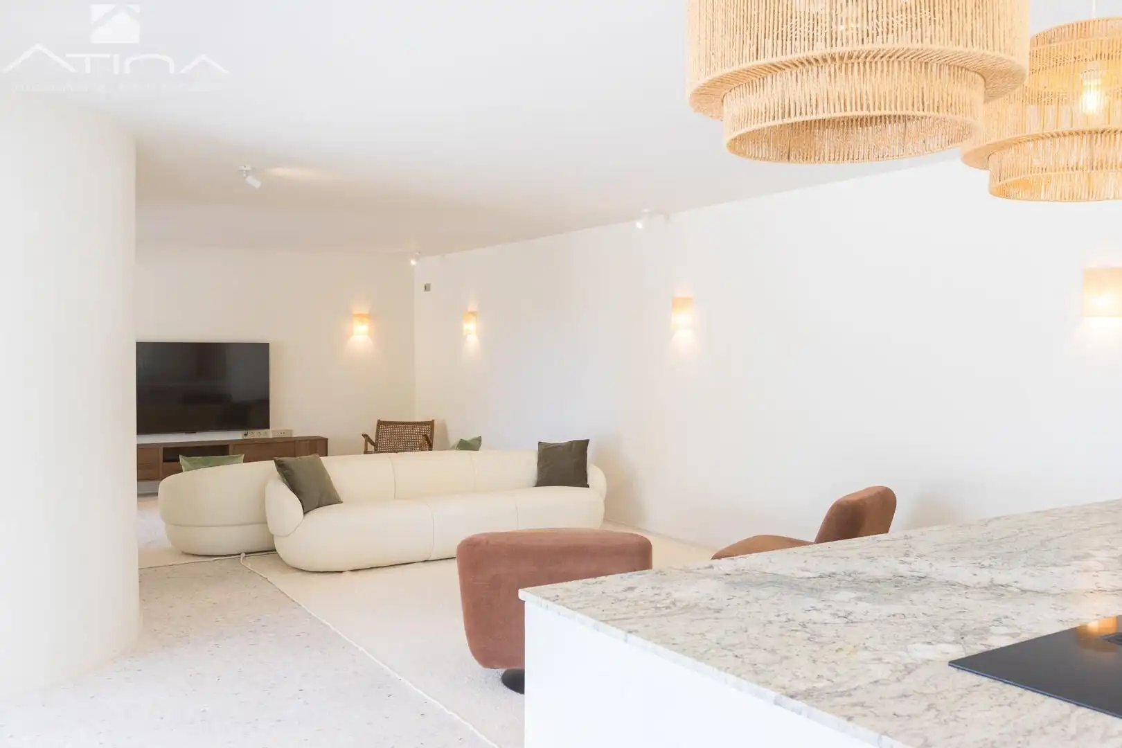 Sala de estar de Casa o chalet en venta en Jávea / Xàbia con Aire acondicionado, Calefacción y Jardín privado