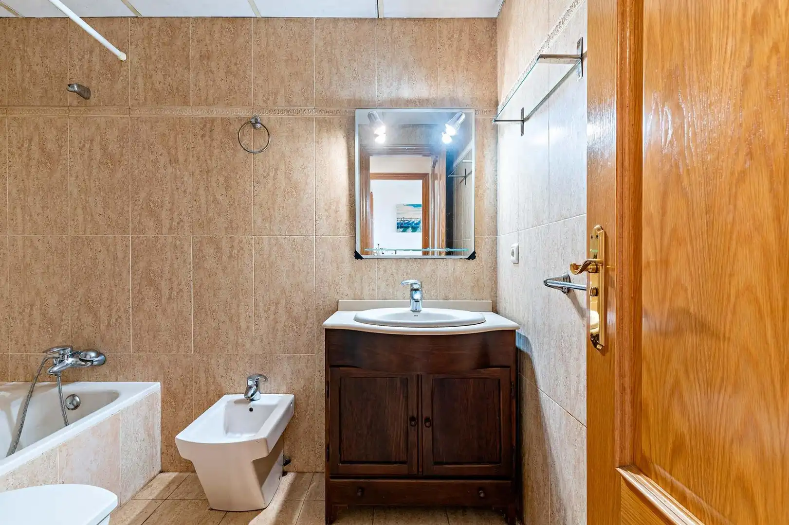 Bathroom of Flat for sale in Roquetas de Mar  with Air Conditioner, Heating and Furnished