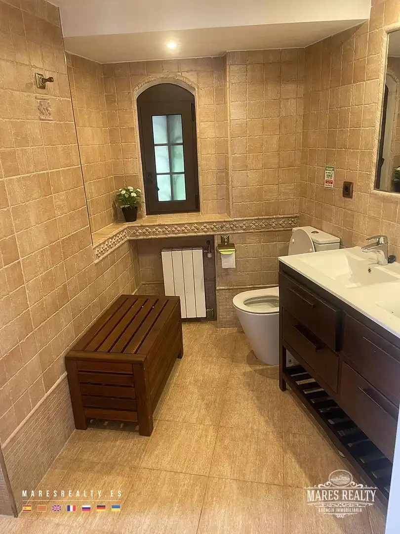 Baño de Casa o chalet en venta en Lloret de Mar con Calefacción, Jardín privado y Piscina