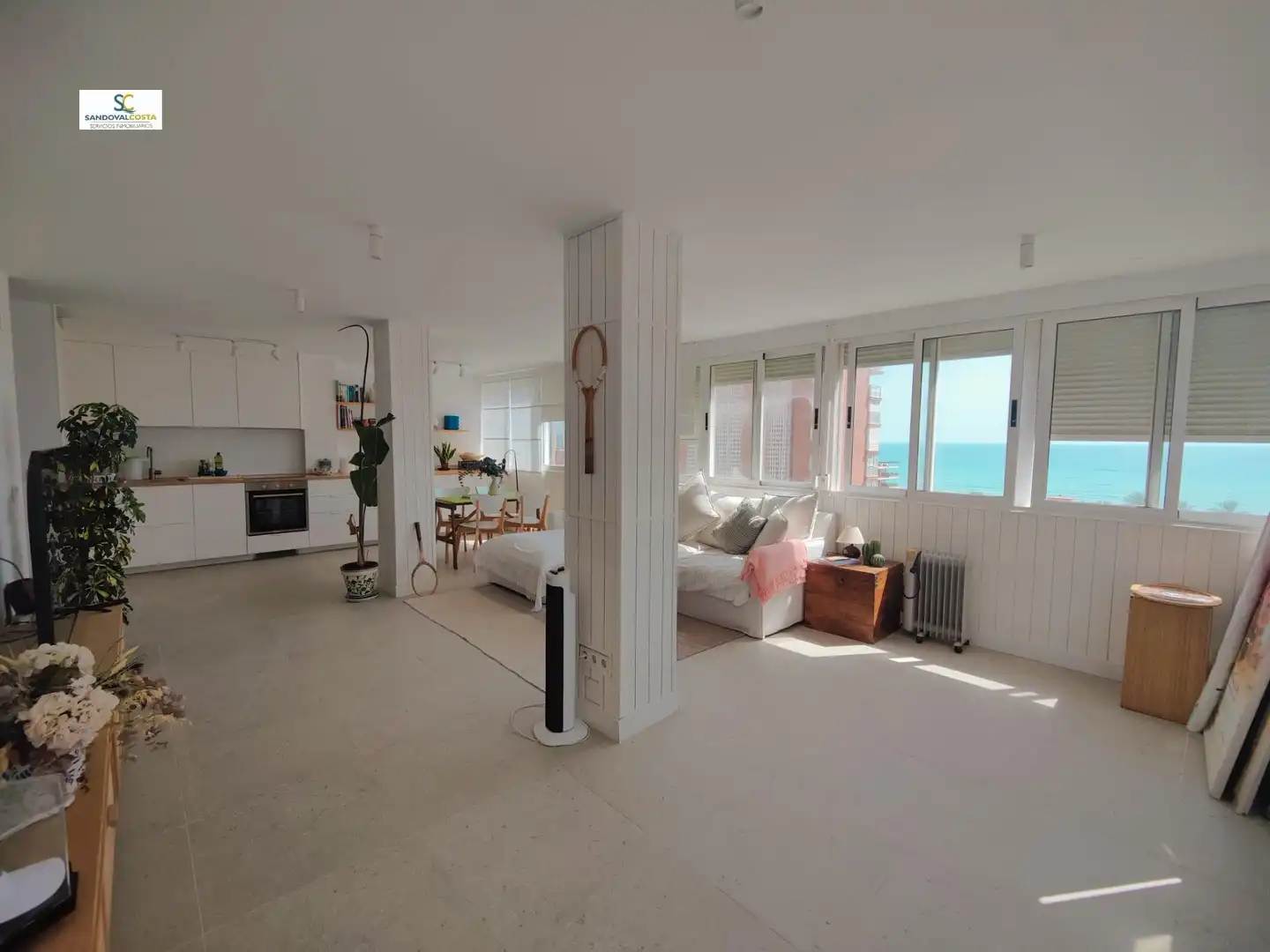 Wohnzimmer von Wohnung zur Miete in Alicante / Alacant mit Klimaanlage und Möbliert