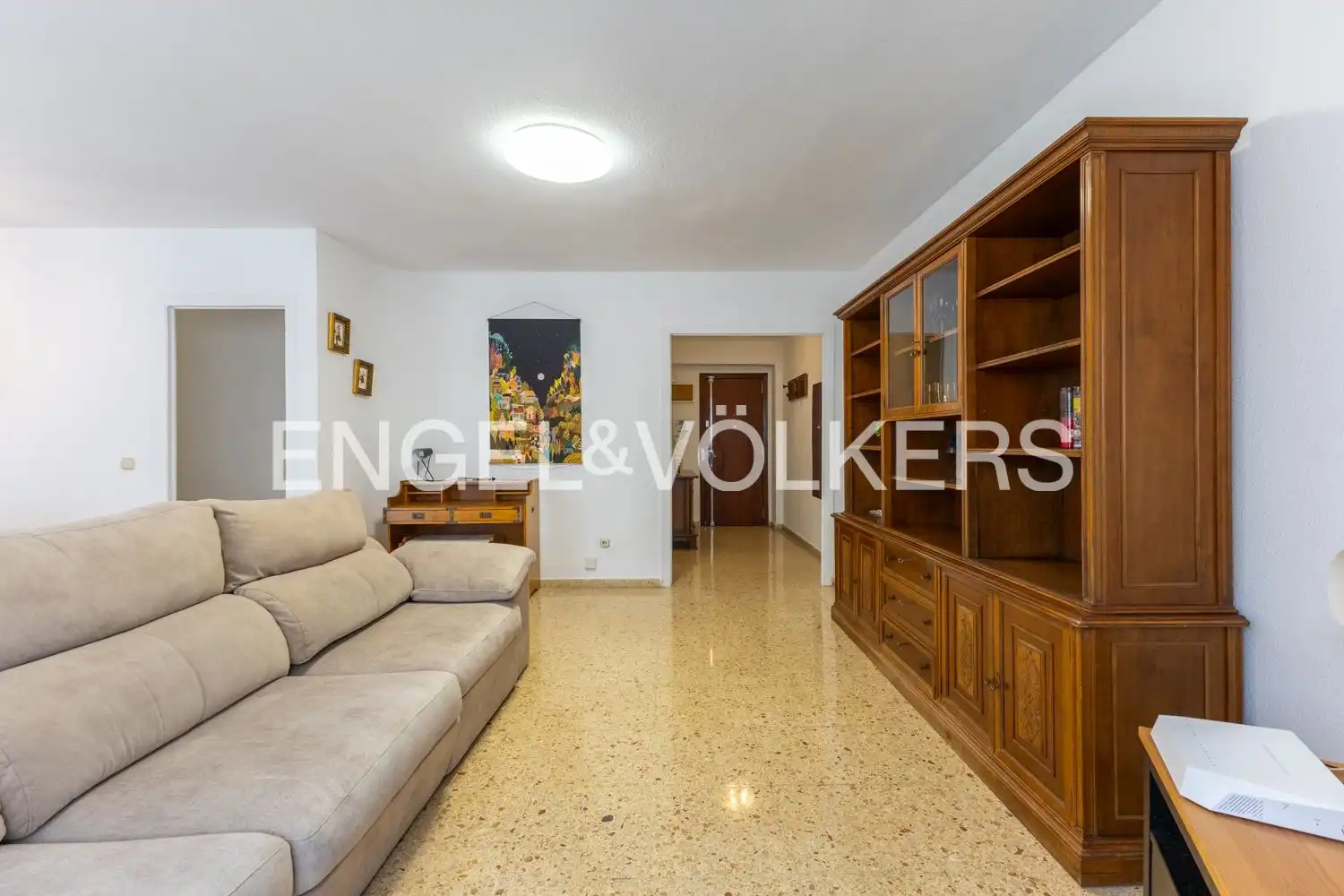 Living room of Flat for rent in Valencia  with Air Conditioner, Heating and Terrace