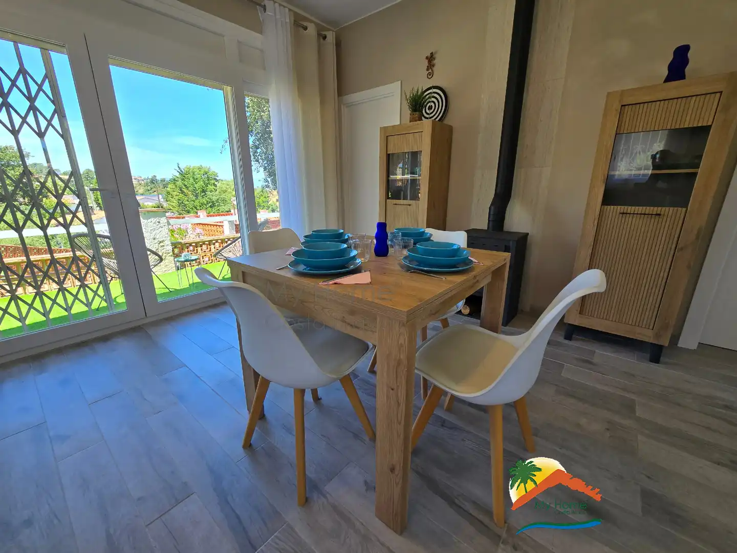 Comedor de Casa o chalet en venta en Lloret de Mar con Aire acondicionado, Calefacción y Jardín privado