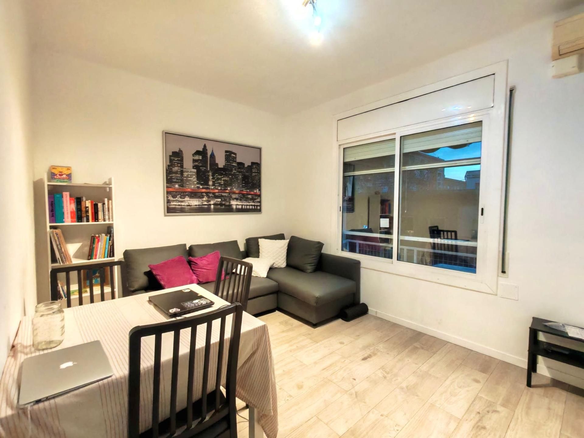 Living room of Apartment for sale in  Barcelona Capital