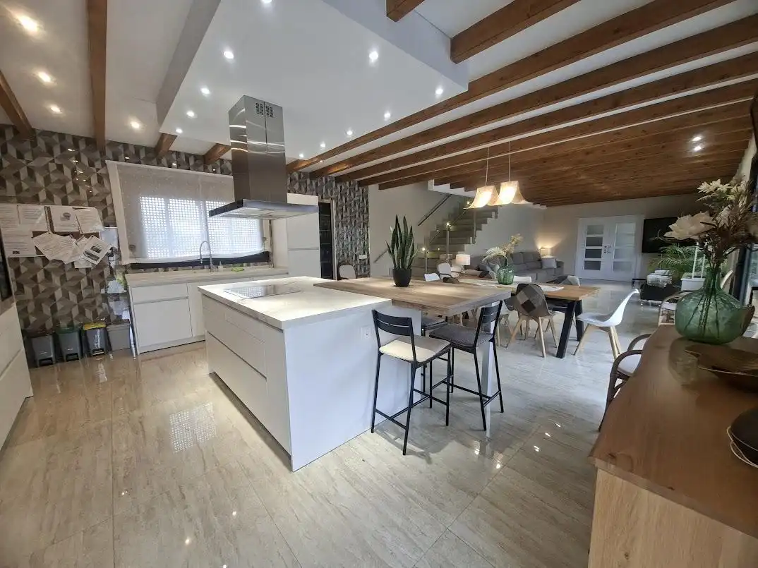 Kitchen of Houses for sale in Hontecillas  with Air Conditioner, Private garden and Terrace