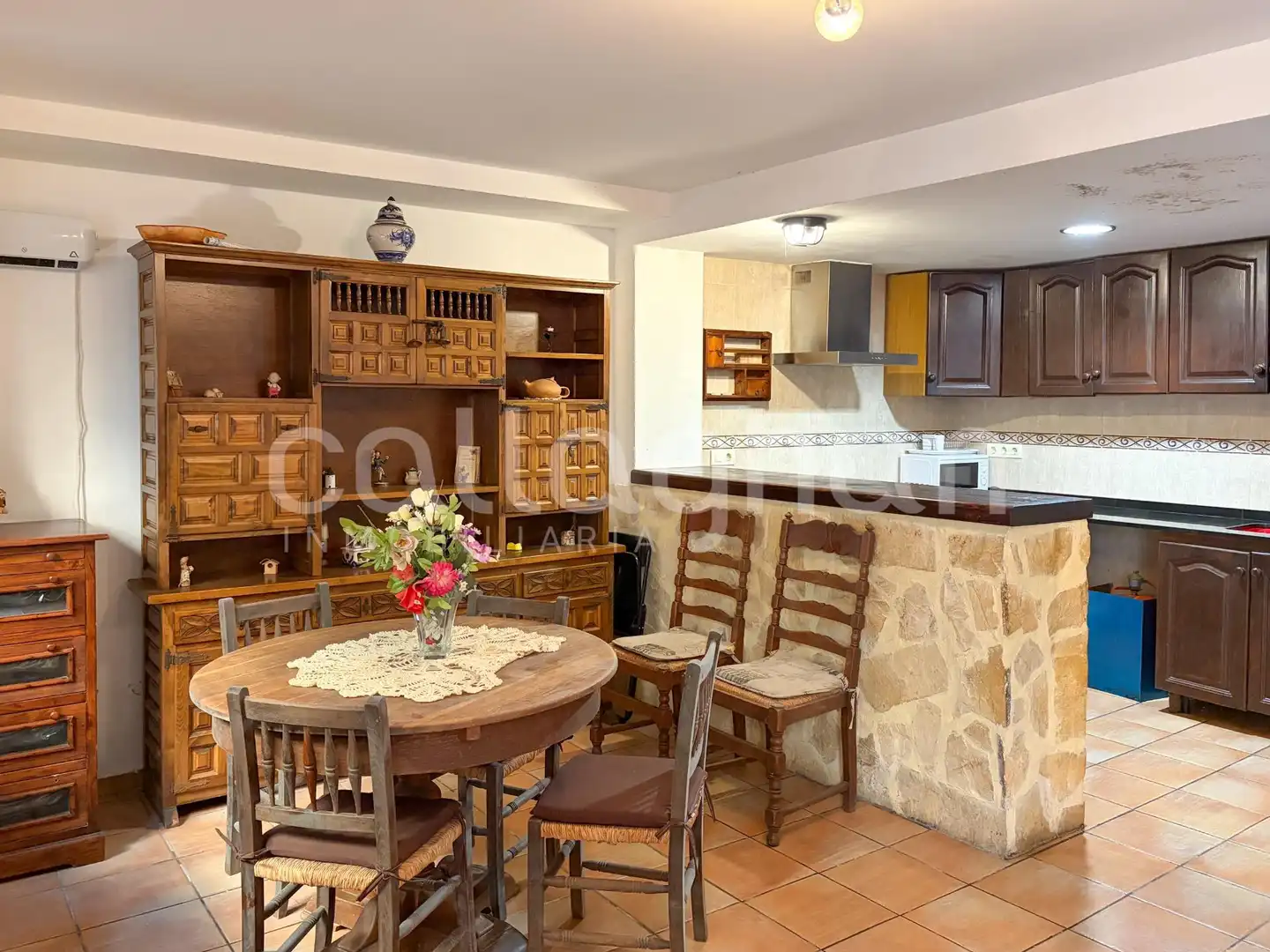 Cuina de Casa o xalet en venda en Ontinyent amb Aire condicionat, Traster i Moblat