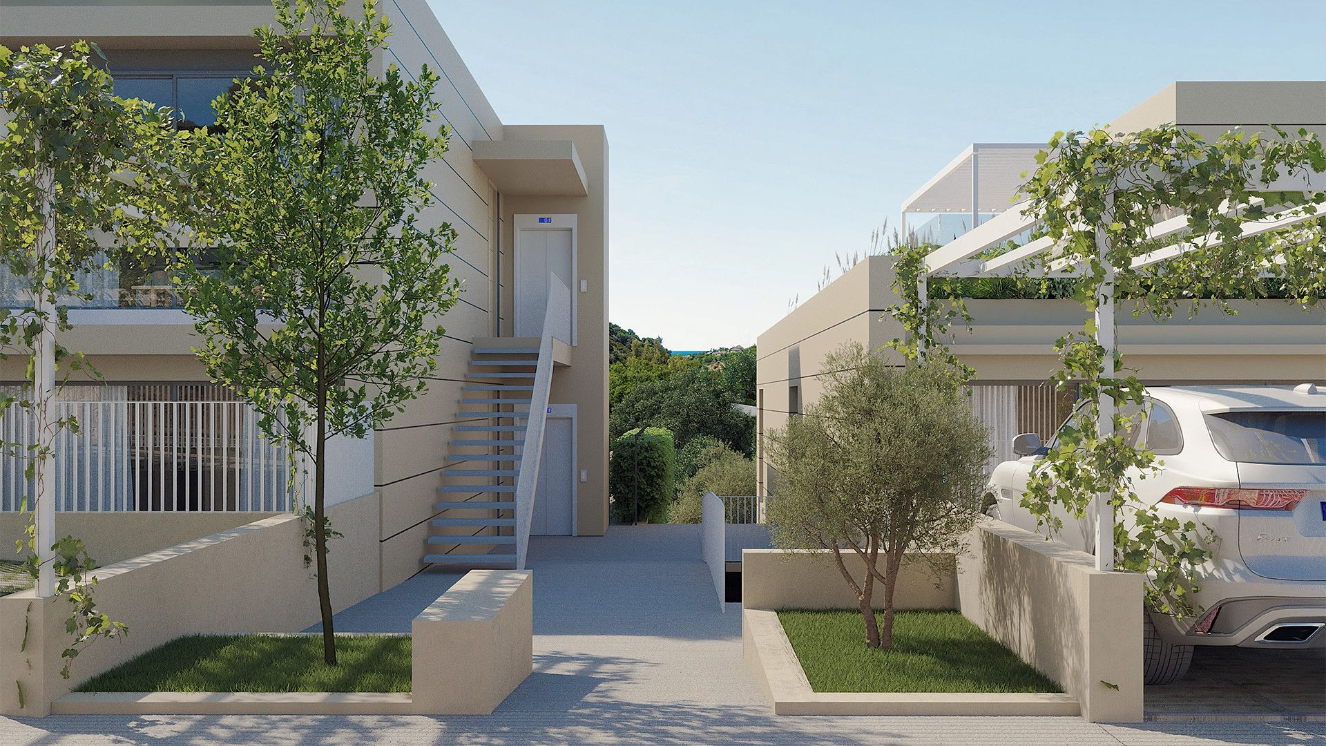 Vista exterior de Apartament en venda en Marbella amb Aire condicionat, Jardí privat i Terrassa